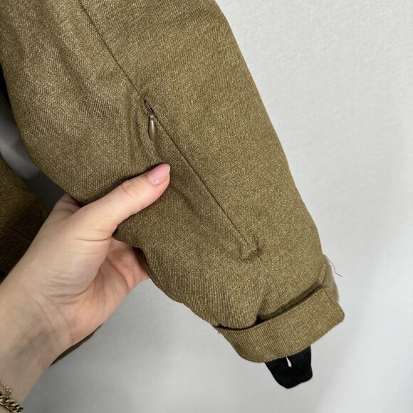 Mountain Warehouse Ski Jacket Mens Medium Tan Comet II Waterproof w/ Snow Skirt - Picture 8 of 16